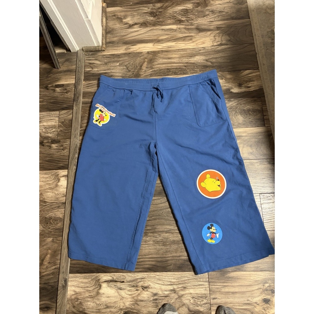 Walt Disney World Vault Collection Wide Leg Cropped Sweatpants Women's 2X 681